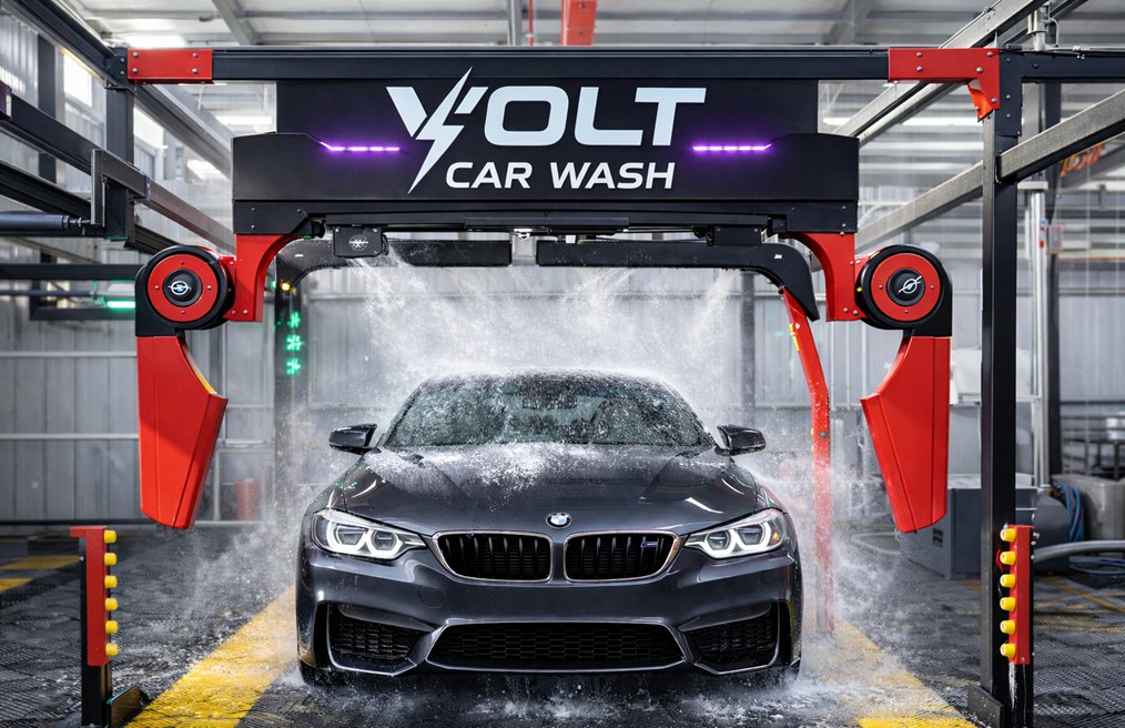 Fully Automatic Touchless Car Wash Machine | 360° High Pressure Car Wash System
