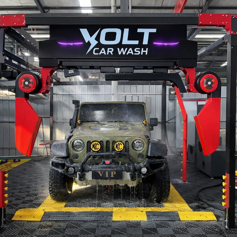 underbody cleaning automatic car wash machine