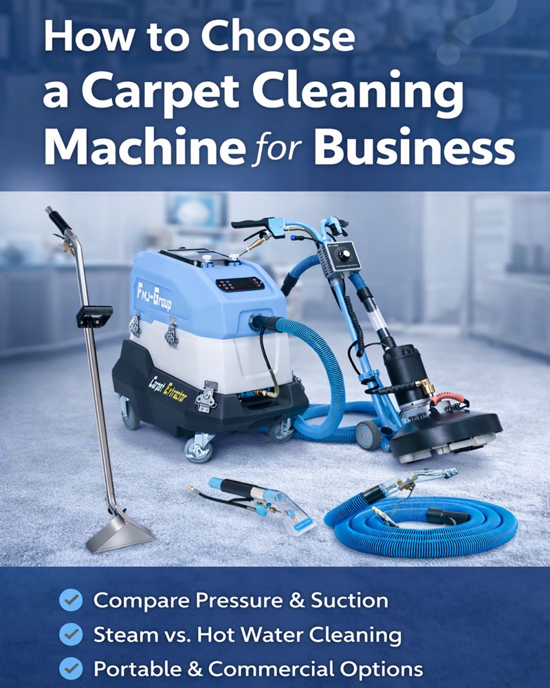 How to Choose a Carpet & Upholstery Cleaning Machine for Business